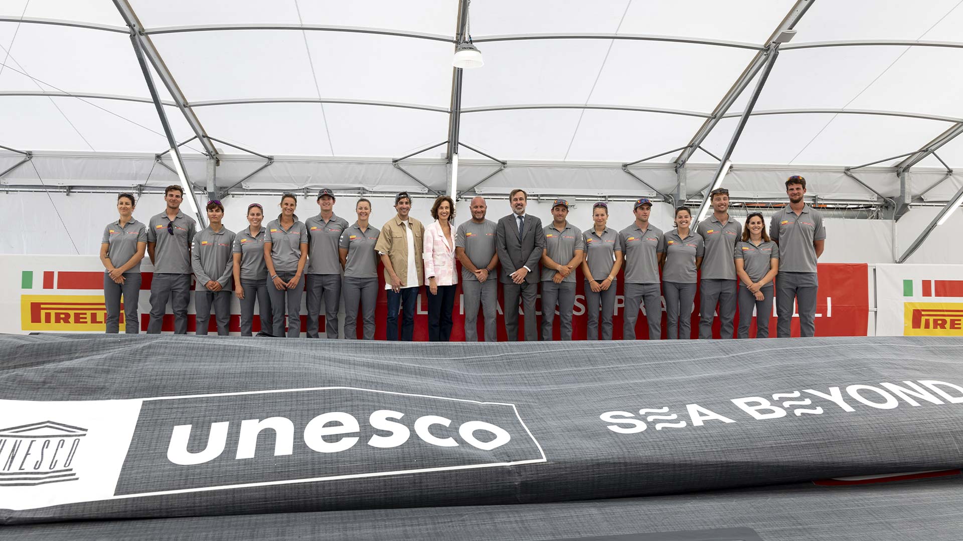 Audrey Azoulay, UNESCO Director General, visited the Ocean&Climate Village in Barcelona