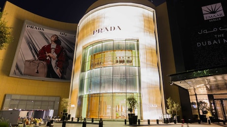 A new Prada flagship store: the Dubai Mall, Fashion Avenue